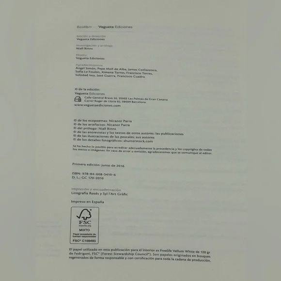 Ecopoemas Nicanor Parra : El Cielo Se Está Cayendo a Pedazos. Spanish Edition - Picture 4 of 10